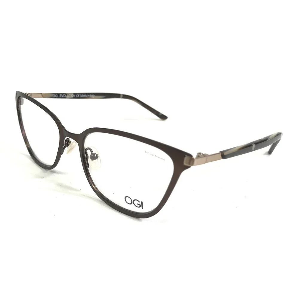 OGI Eyeglasses Frames EVOLUTION 4315/1886 Brown Cat Eye Full Rim 54-18-140